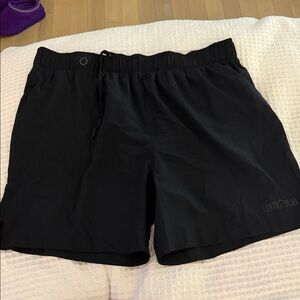 Men's Black Performance Shorts